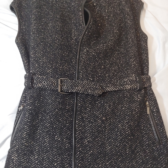 NWOT Tory Burch Sleeveless Wool Coat -US S - Picture 8 of 13